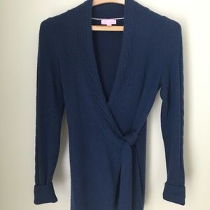 Lilly Pulitzer wrap cardigan 100% cashmere